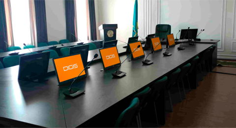 Конференц-залдарды дербес мониторлармен жарақтандыру-Меркі ауданының әкімдігі